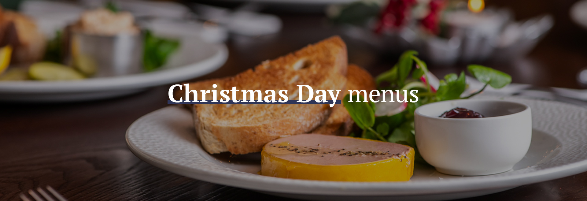 Christmas Day Menu at The Railway