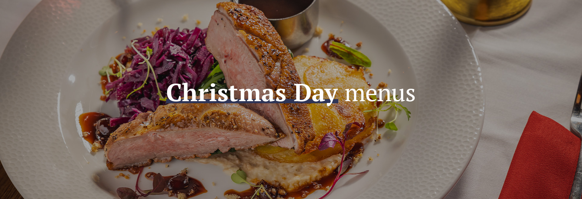 Christmas Day Menu at The Railway